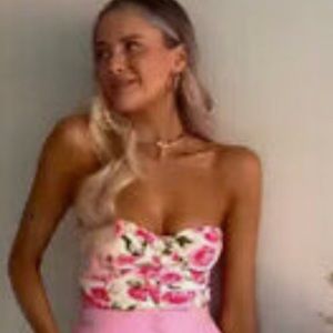 Zara floral bodysuit